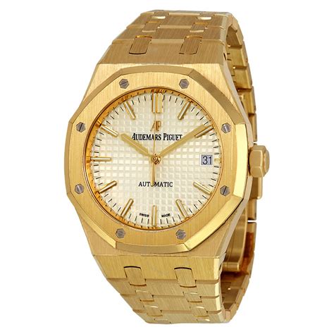 audemars piguet royal oak silver and gold